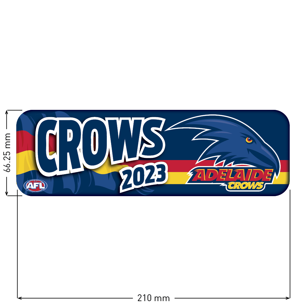 Adelaide Crows 2023 Supporter Decal