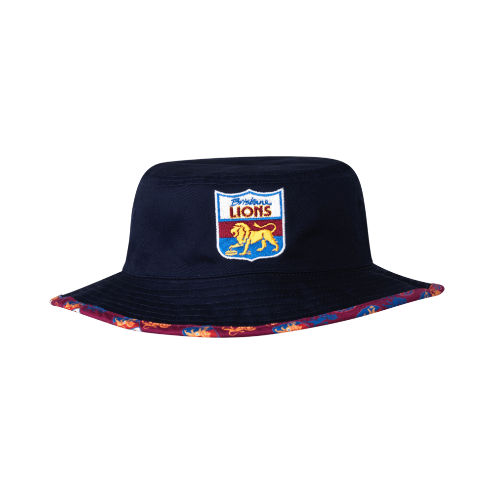 Brisbane Lions Youths Reversible Bucket Hat