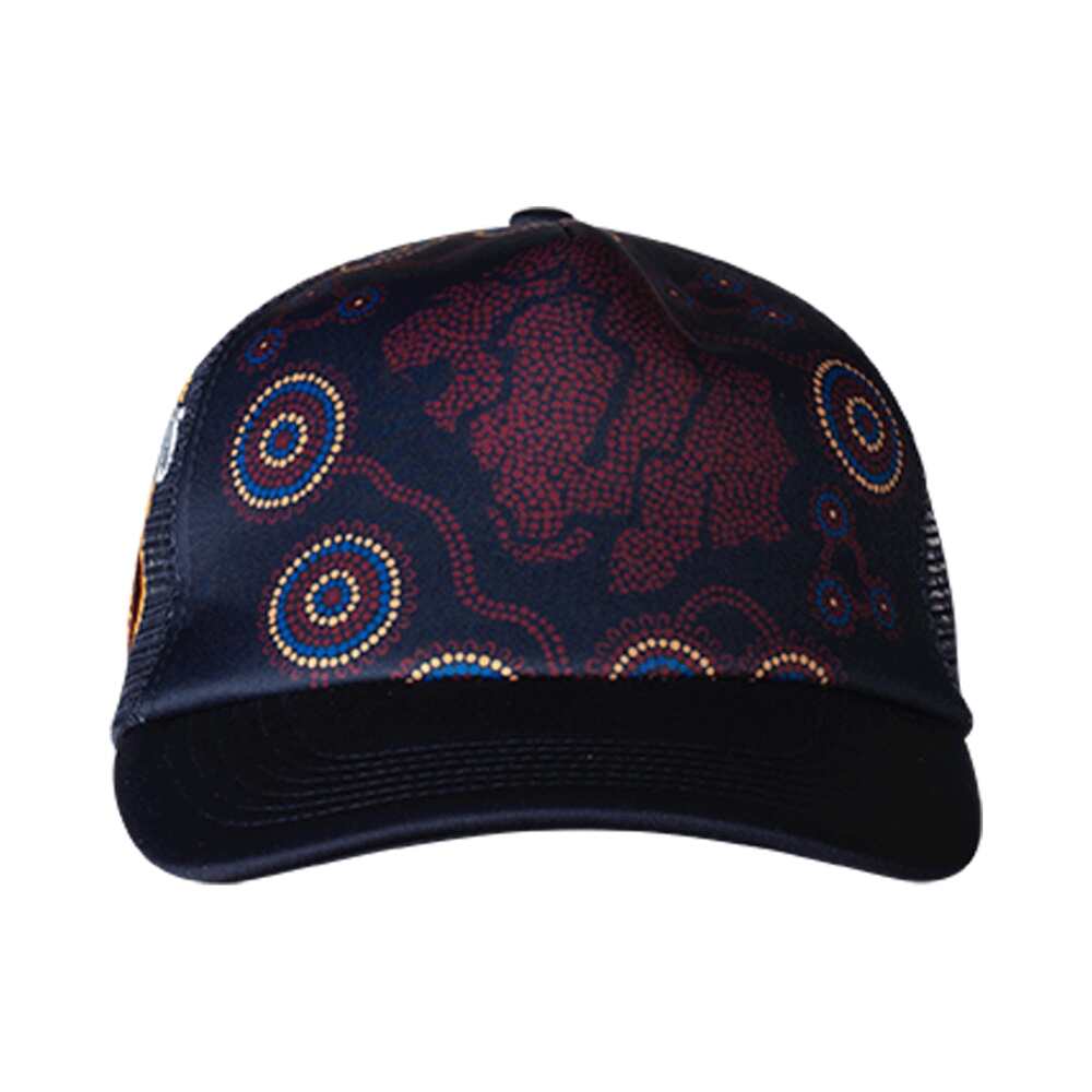 Brisbane Lions Adults Indigenous Trucker Cap