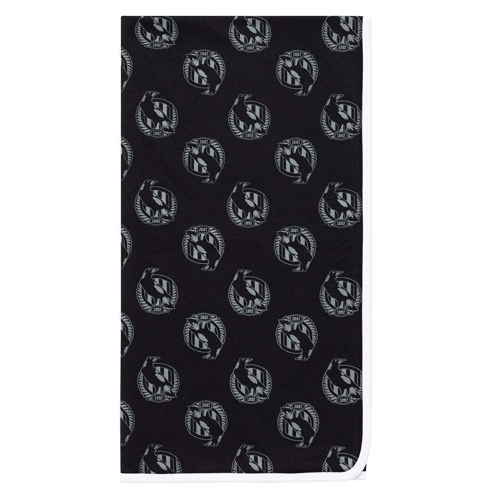 Collingwood Magpies Cotton Baby Blanket