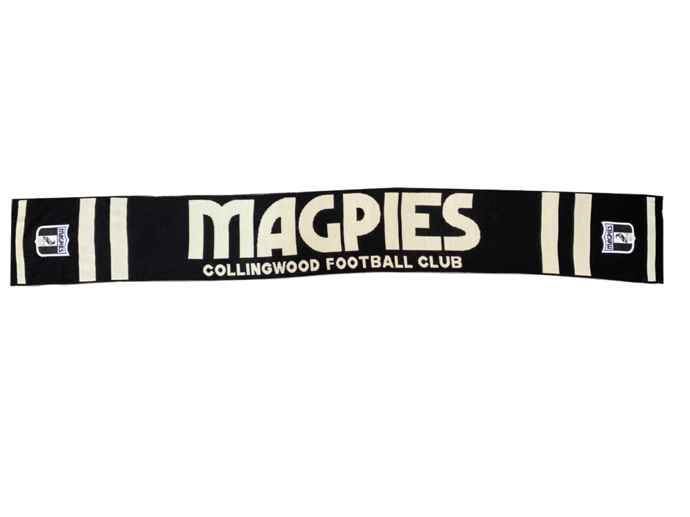 Collingwood Magpies Woollen Australian Made Scarf