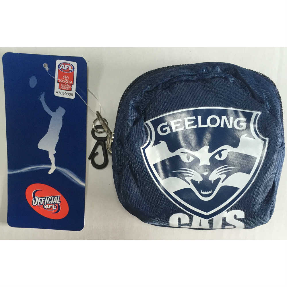 Geelong Cats Fold Away Tote Bag Environmentally Friendly