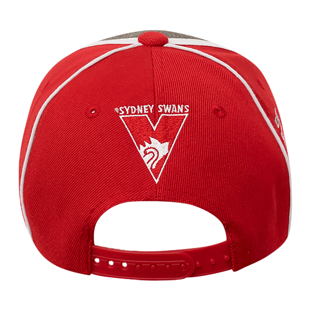 Sydney Swans Premium Grey Front Cap Embroidered 3D Logo