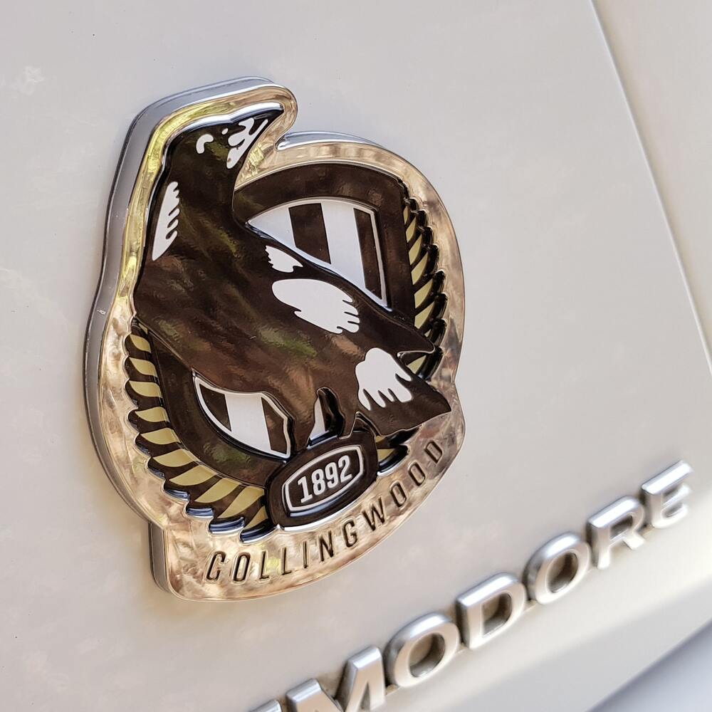 Collingwood Magpies 3D Chrome Supporter Emblem