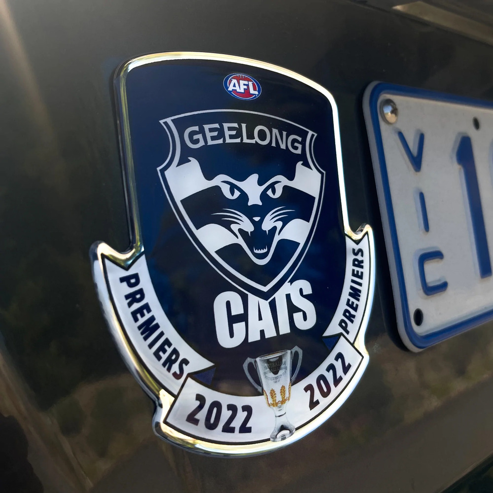 Geelong Cats 2022 Premiers Car Decal