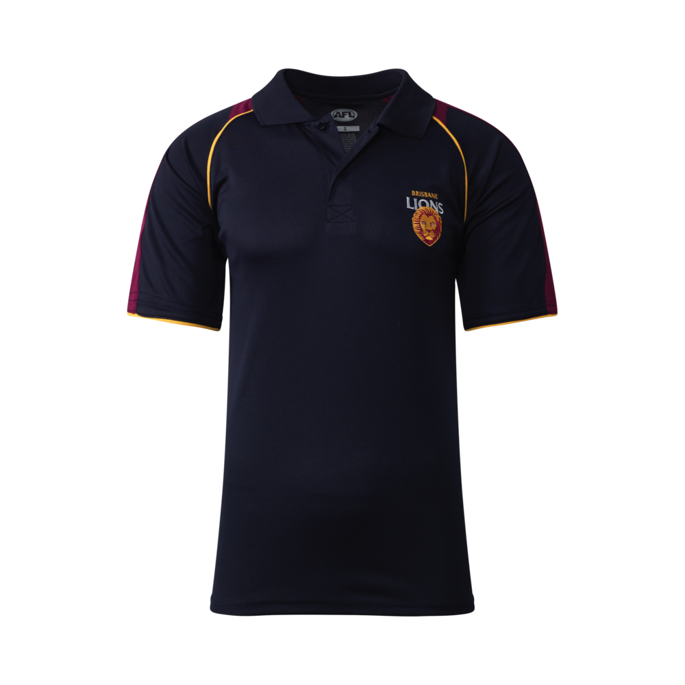 Brisbane Lions Mens Essentials Polo Shirt