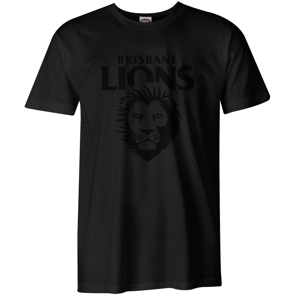 photo Brisbane Lions Logo Black And White afl footy shop