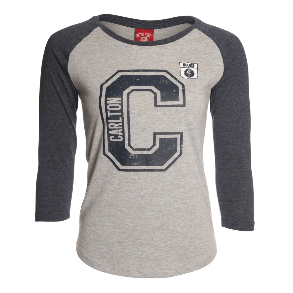 Carlton Blues Womens Raglan Tee