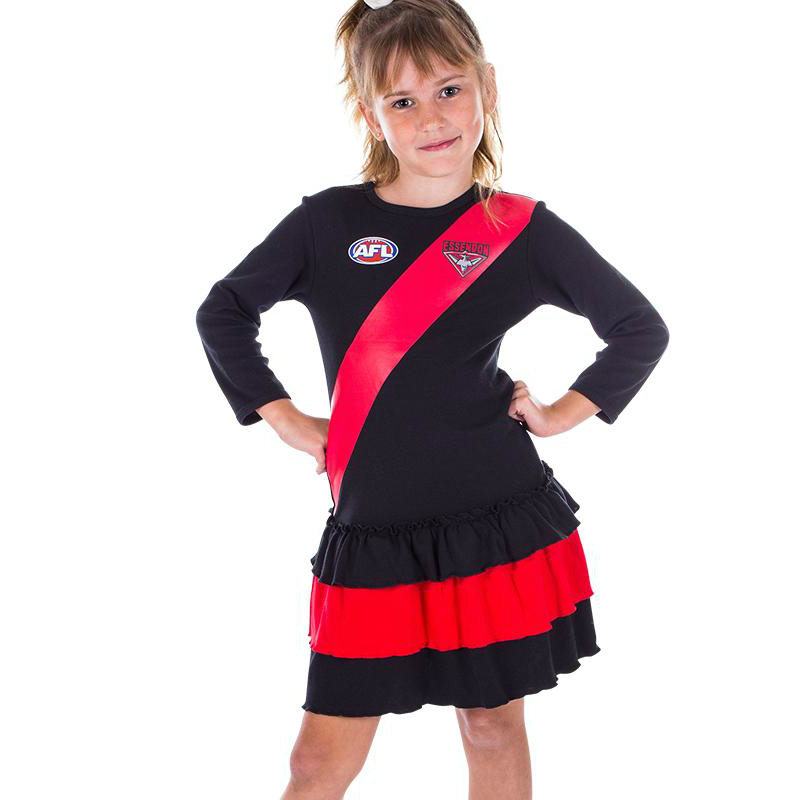 Essendon Bombers Girls Footysuit Dress