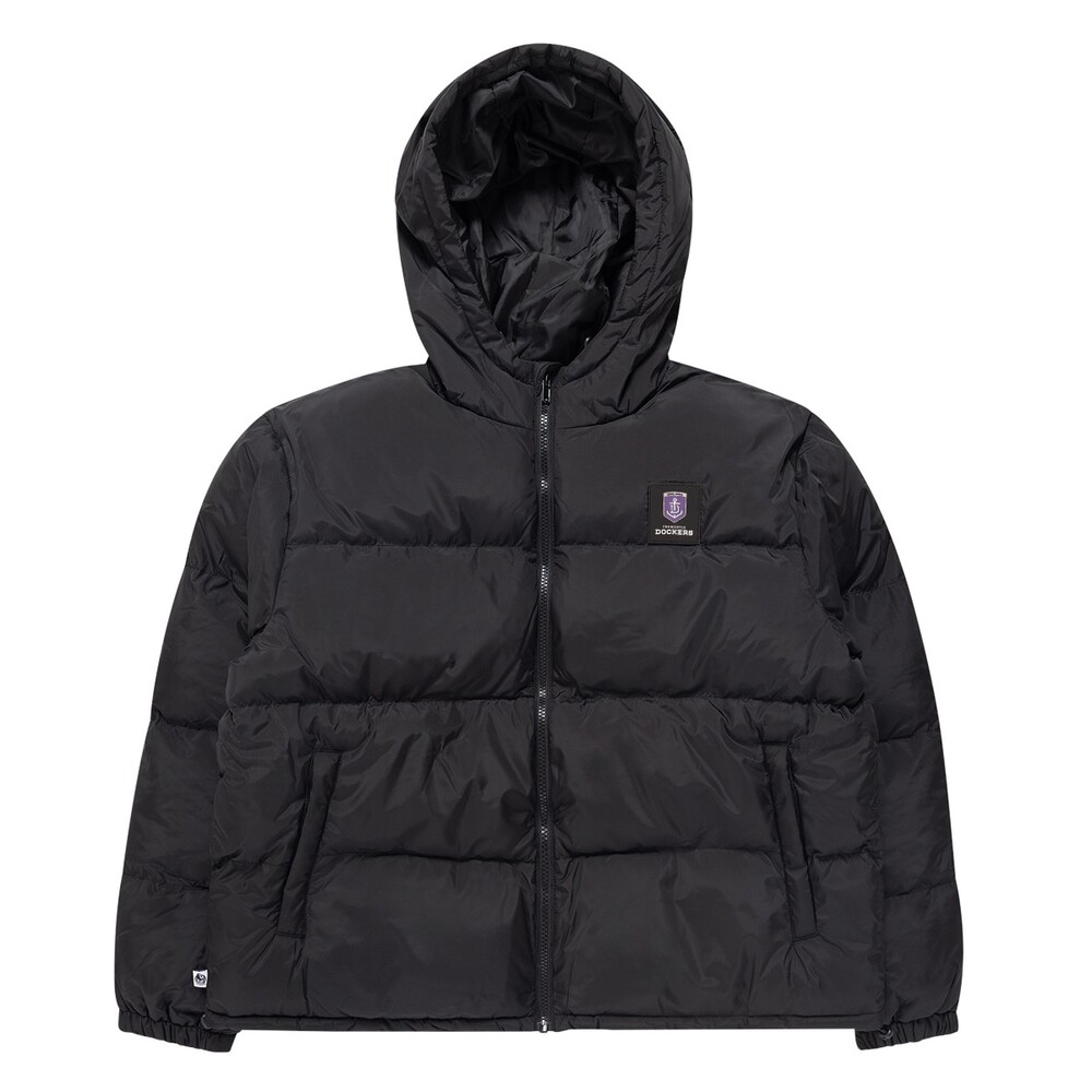 Fremantle Dockers Womens Hooded Puffa Jacket