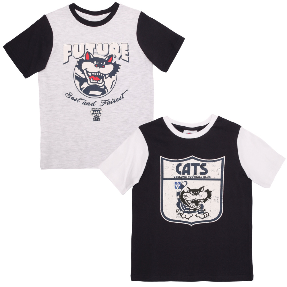 Geelong Cats Toddlers TShirts Twin Pack
