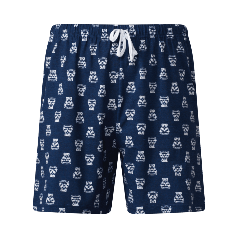 Geelong Cats Mens Sleep Shorts