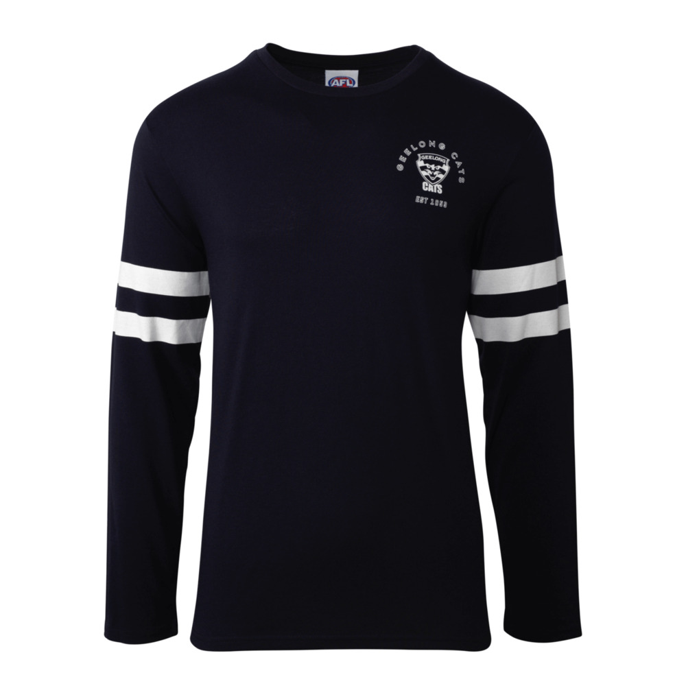 Geelong Cats Mens Long Sleeve TShirt