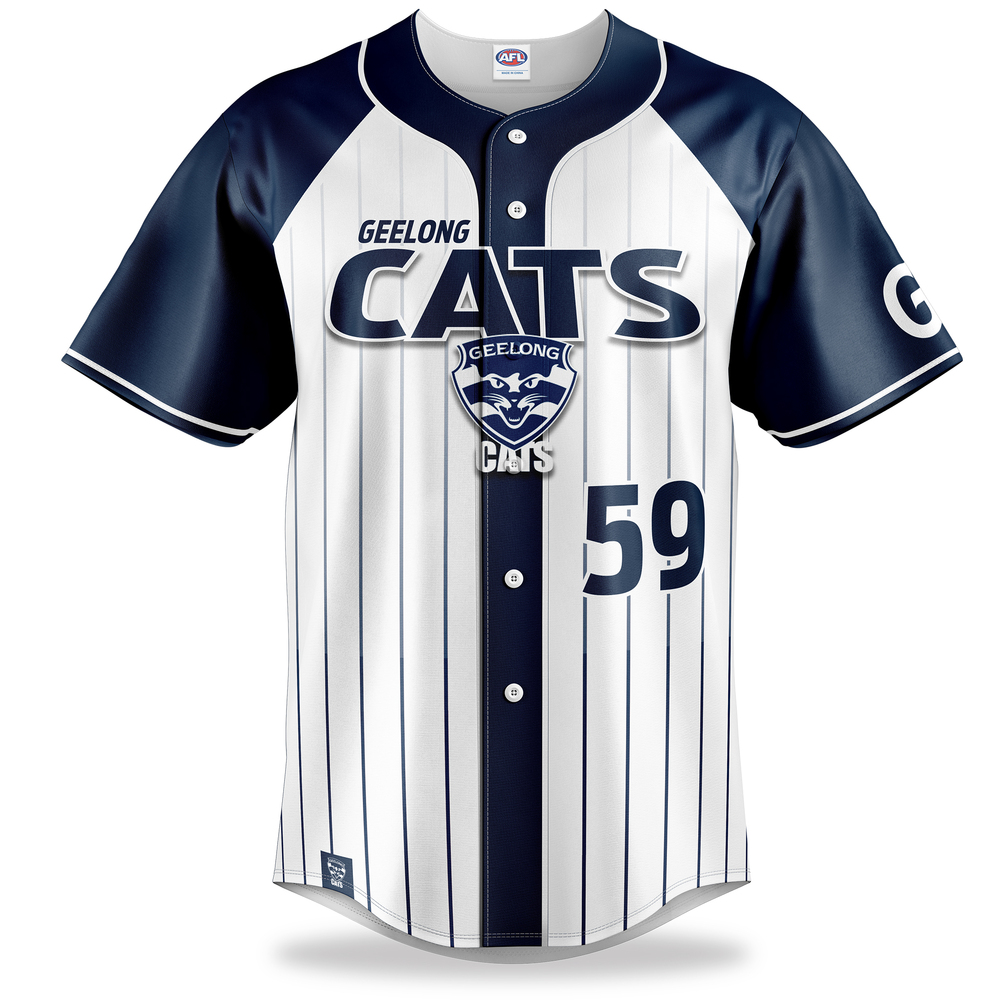 Geelong Cats Baseball Shirt