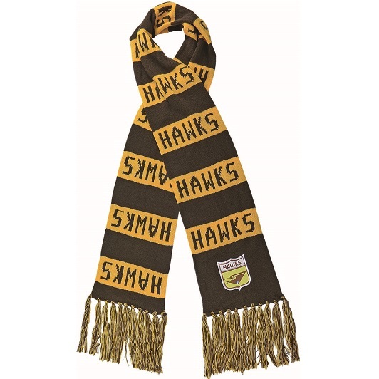 Hawthorn Hawks Heritage Bar Scarf | Warm And Cosy