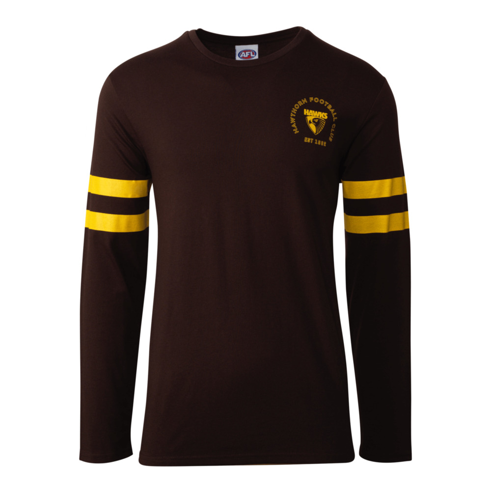 Hawthorn Hawks Mens Long Sleeve T-Shirt