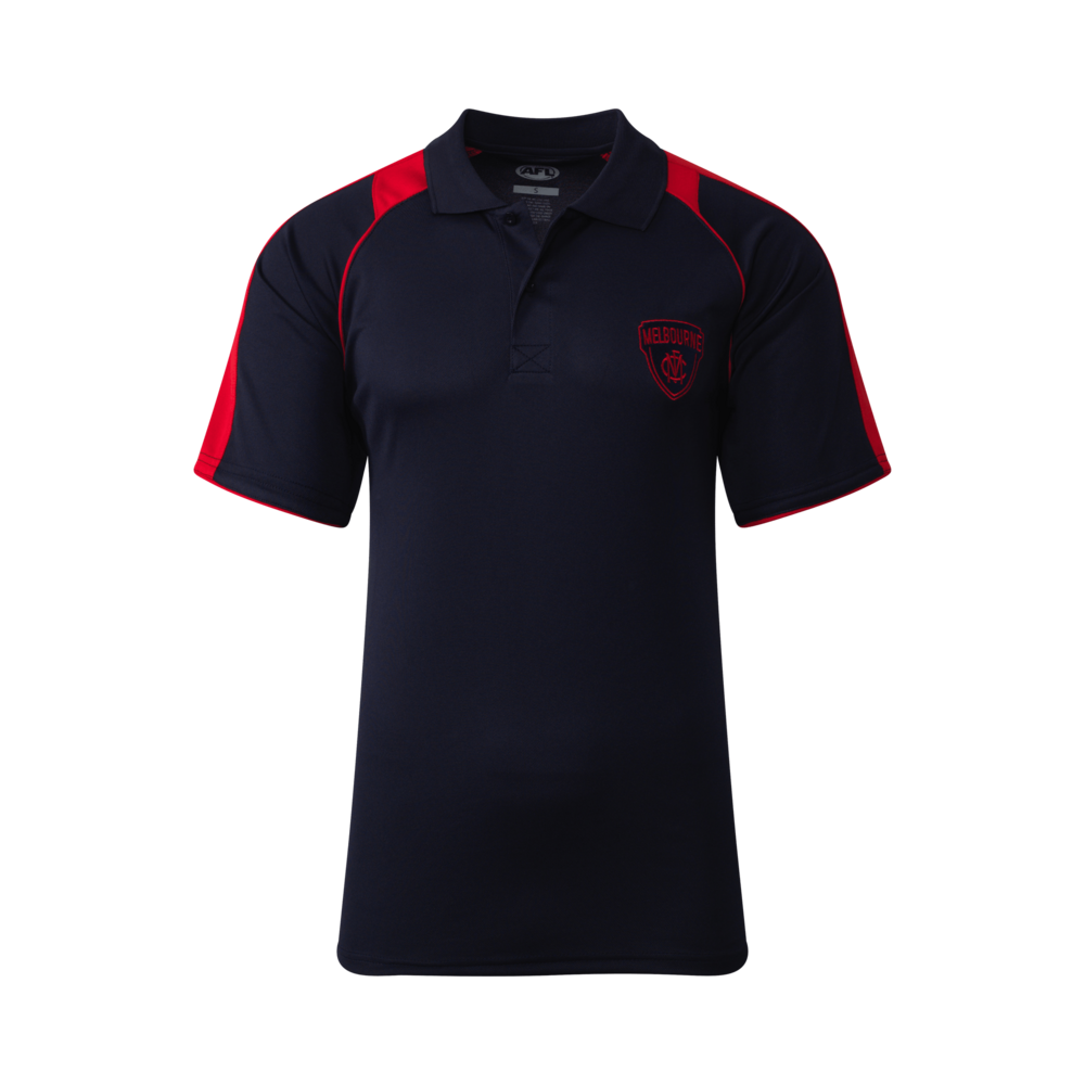 Melbourne Demons Mens Essentials Polo Shirt