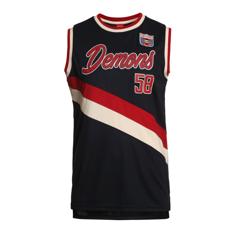 Melbourne Demons Youths Throwback Singlet
