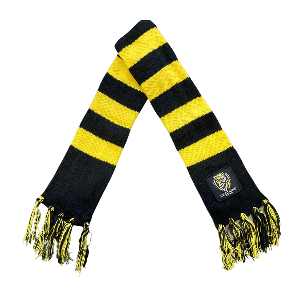 Richmond Tigers Baby Bar Scarf | Warm Essentials