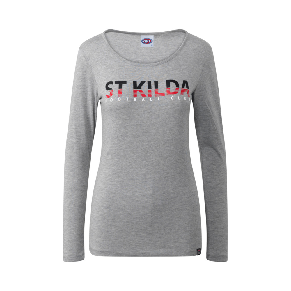 St Kilda Saints Womens Long Sleeve Tee