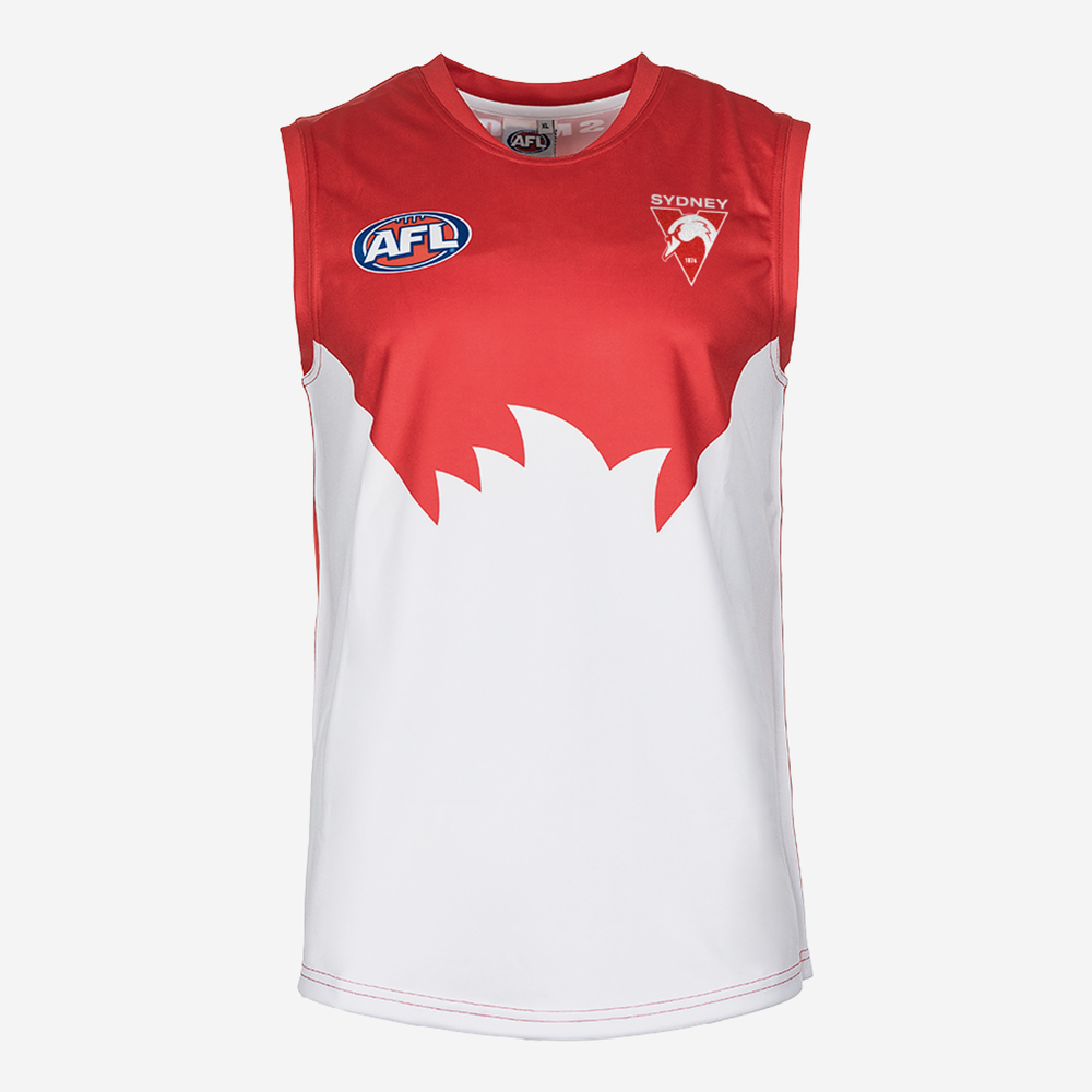 Sydney Swans Adults Guernsey Sizes S to 3XL