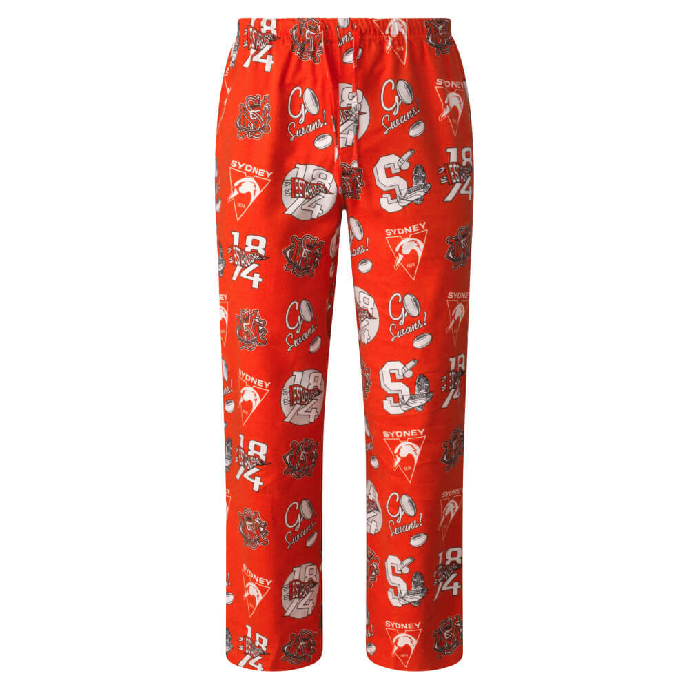 Sydney Swans Mens Flannel Sleep Pants