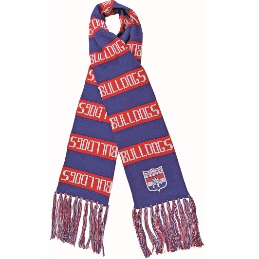 Western Bulldogs Heritage Bar Scarf | Warm And Cosy