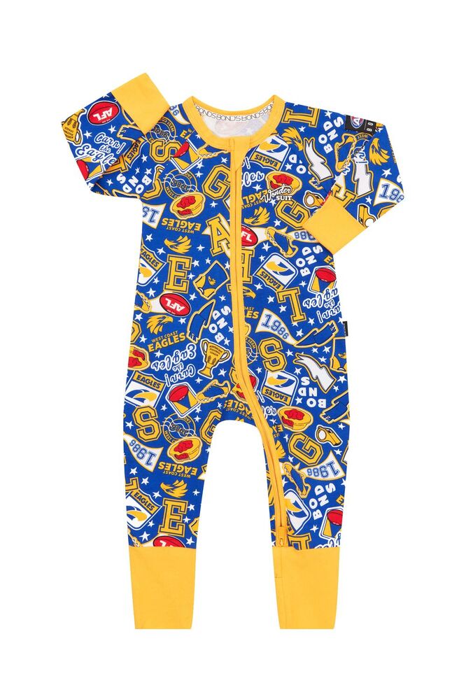 West Coast Eagles Infant Wondersuit by Bonds