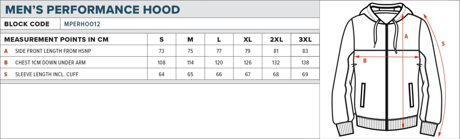 Size Chart Mens Shirt