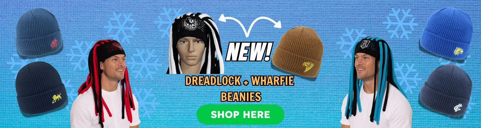 Dreadlock + Wharfie Beanies