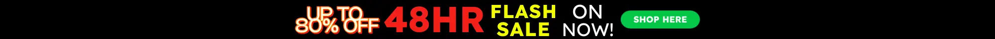 Flash Sale on now!