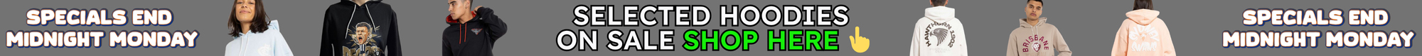 Selected Hoodies On Sale Now!