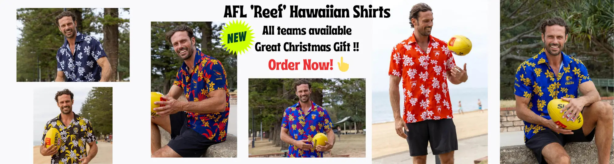 New AFL Reef Hawaiian Shirts
