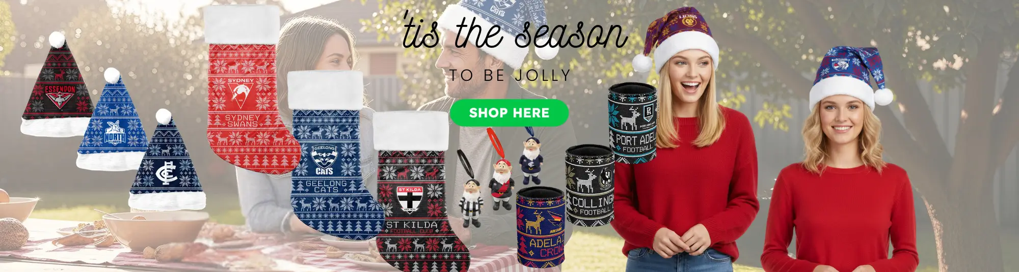 Get all your Xmas AFL Gear today! 