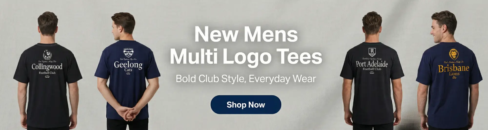 Mens Multi Logo Tees