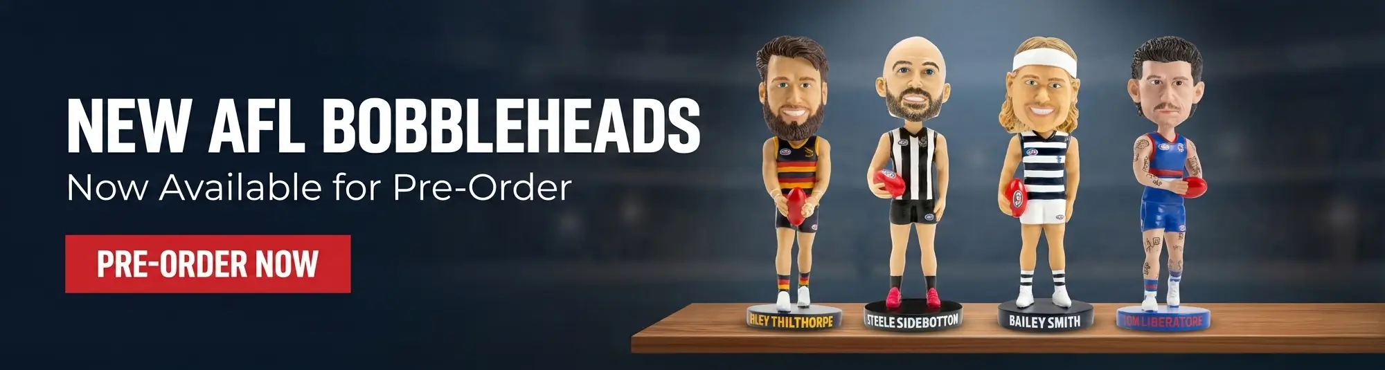 New AFL Bobbleheads - Pre-Order Now!