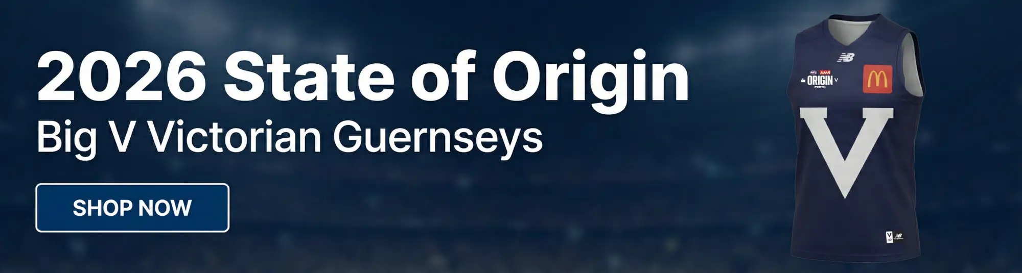 Grab your Big V guernsey today!