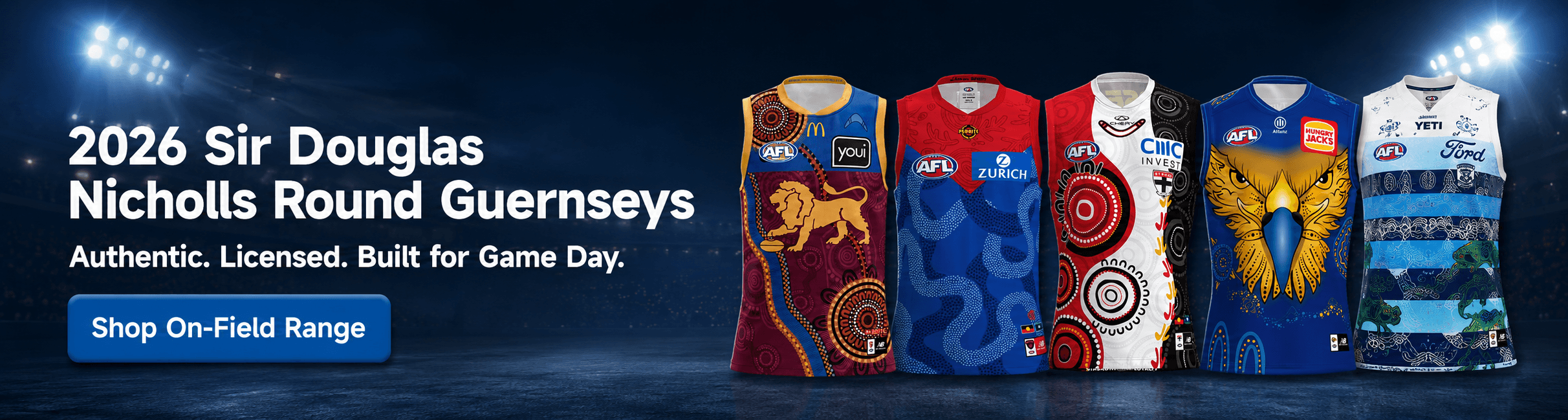 2026 Sir Douglas Nicholls Round Guernseys