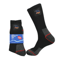 Adelaide Crows Mens Work Socks Pack of 2