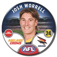 Adelaide Crows 2025 Player Pin Badge - WORRELL
