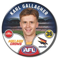 Adelaide Crows 2025 Player Pin Badge - GALLAGHER