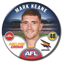 Adelaide Crows 2025 Player Pin Badge - KEANE