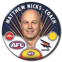 Adelaide Crows 2026 Coach Pin Badge - NICKS