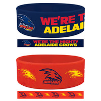 Image of Adelaide Crows Set of 2 Wrist Bands