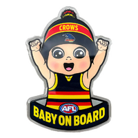 Adelaide Crows Baby on Board Decal