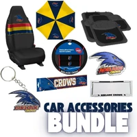 Adelaide Crows Deluxe Car Accessories Bundle