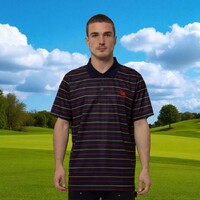 Adelaide Crows Mens Striped Polo