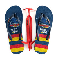 Adelaide Crows Boomerangz Thongs w/extra Straps