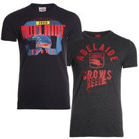 Adelaide Crows Mens T-Shirts Twin Pack