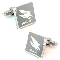 Adelaide Crows Silver Etched Cufflinks